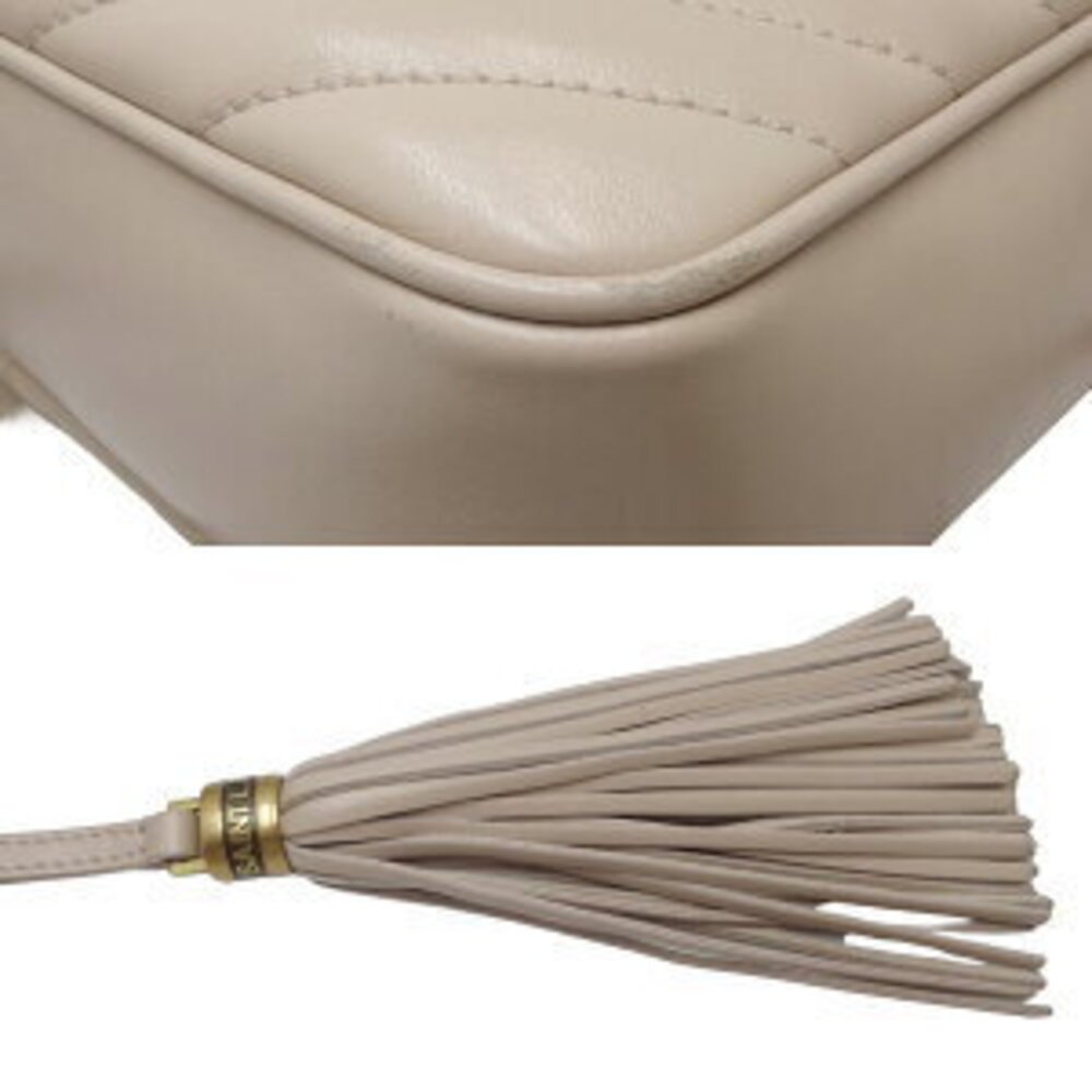 SAINT LAURENT PARIS Lou Camera Bag Beige Pink Tan Leather Shoulder - Picture 5 of 9